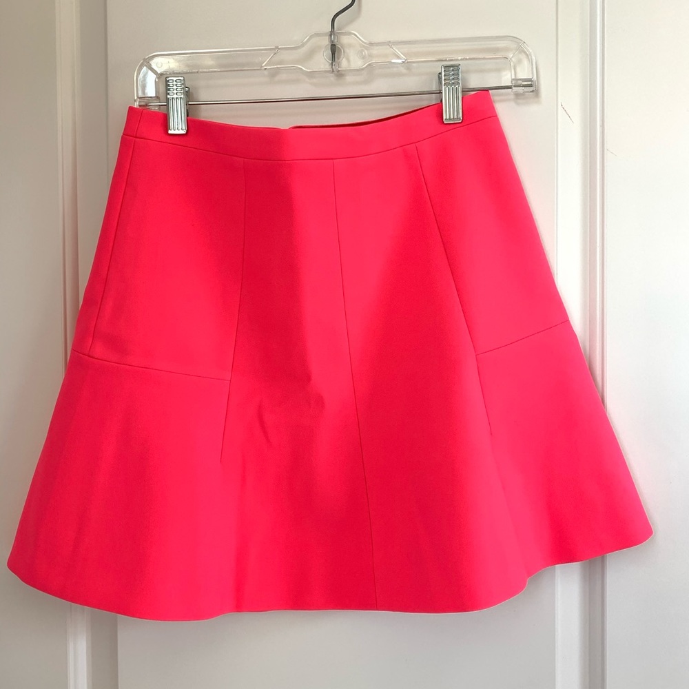 J Crew Hot Pink Circle Skirt